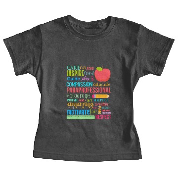 Discover Paraprofessional School Counselor Teacher Baby Tees