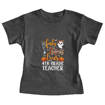 Discover Faboolous 4th Grade Teacher Spooky Teacher Baby Tees