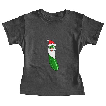 Discover Pickle Santa Christmas Funny Cucumber Lover Gift Baby Tees
