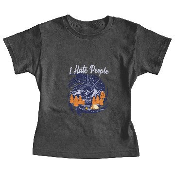 Discover Hiking I Hate People Baby Tees
