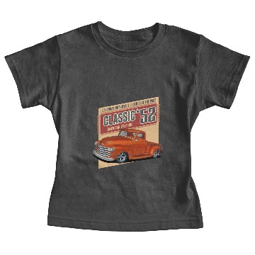 Discover 1952 STEPSIDE ORANGE Baby Tees