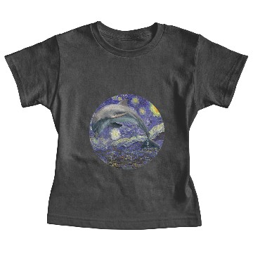 Discover Dolphin Jump Starry Baby Tees