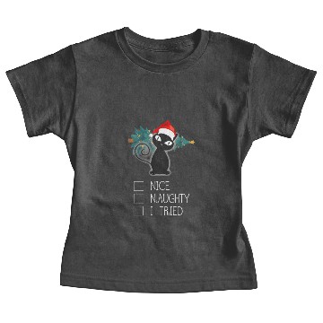 Discover Cat Christmas Funny Baby Tees
