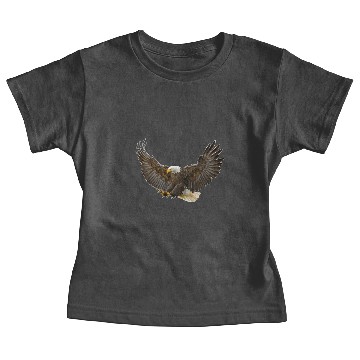 Discover Flying Bald Eagle Birdwatching Baby Tees