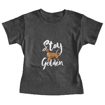 Discover Stay Golden Retriever Baby Tees