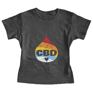 Discover 062419 Cbd Oil Rainbow Drop Hemp Baby Tees