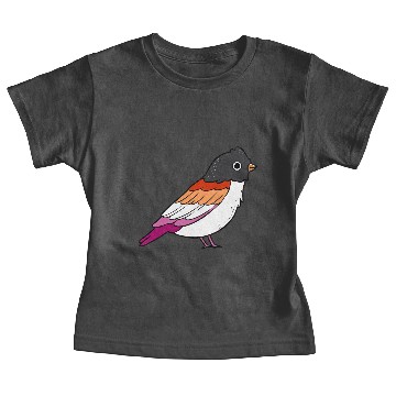 Discover Lesbian Bird Orange Pink Lesbian Pride Baby Tees