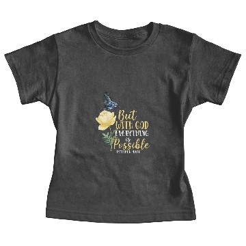 Discover Christian Bible Verse Butterfly Baby Tees