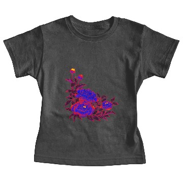 Discover Polyamorous Pride Peony Flower Arrangement Baby Tees