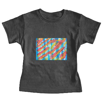Discover Abstract Cool Blue Red Yellow White Baby Tees