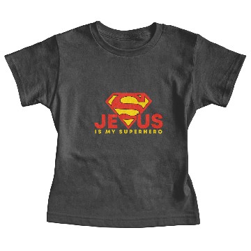 Discover Jesus is my superhero Baby Tees