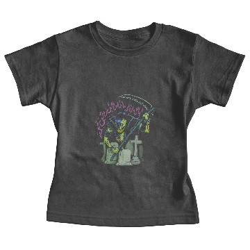 Discover Horror Art Grim Reaper Graveyard Psychobilly Punk Baby Tees
