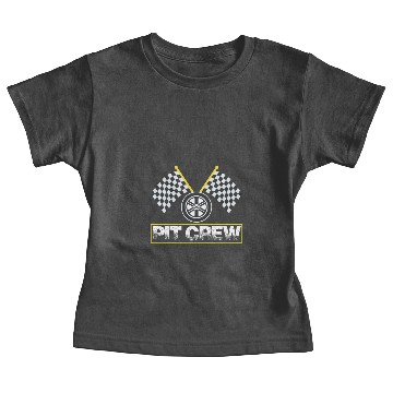 Discover Racing Pit Crew Birthday Party Baby Tees