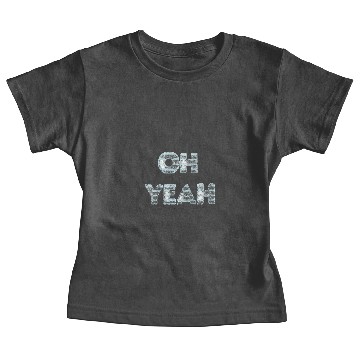 Discover Oh Yeah Ice letter Baby Tees