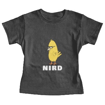 Discover Nird Bird Nerd Funny Nerd Baby Tees