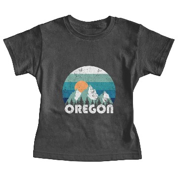 Discover Oregon State Retro Vintage Baby Tees