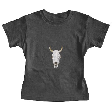 Discover Cow Skull Bones Baby Tees