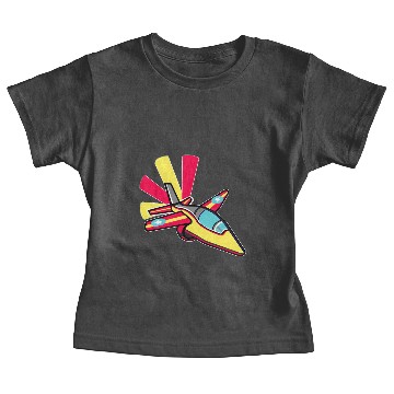 Discover fighter jet Baby Tees
