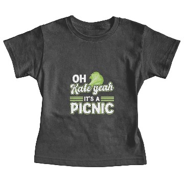 Discover kale yeah - picnic saying Baby Tees