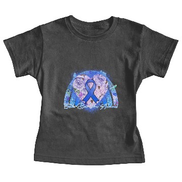 Discover Epstein-Barr Virus Awareness blue ribbon Baby Tees