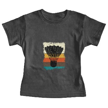 Discover Funny Pickleball Badminton Shuttlecock Baby Tees