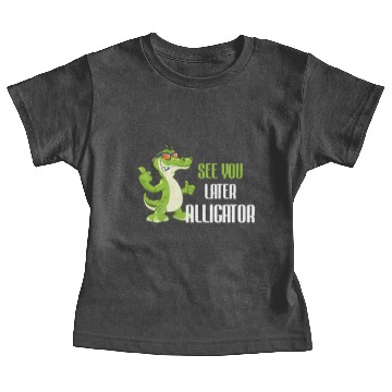 Discover See You Later Alligator Saying Funny Baby Tees