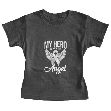 Discover Lung Cancer Ribbon Premium Baby Tees