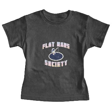 Discover Flat Mars Society Flat Earth Gift humor Baby Tees