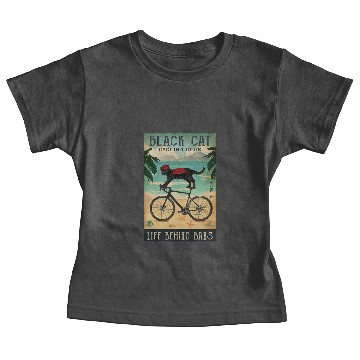 Discover Cycling Club Black Cat Baby Tees