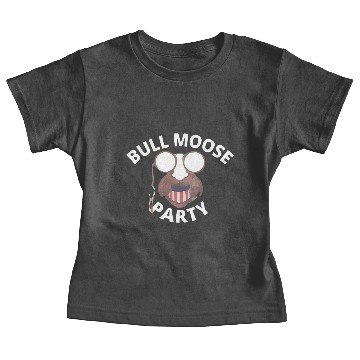 Discover Teddy Roosevelt Bull Moose Party Baby Tees