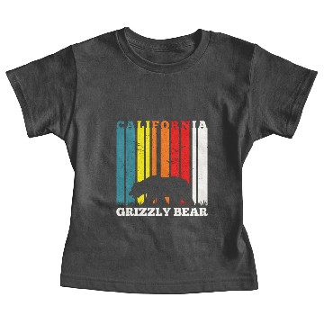 Discover California Bear Retro Baby Tees