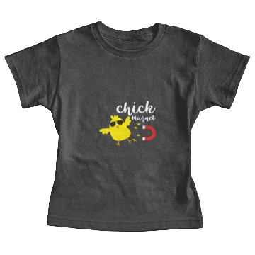 Discover Funny Toddler Boy Easter Chick Magnet Baby Tees