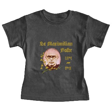 Discover St Maximilian Kolbe Catholic Saint Baby Tees