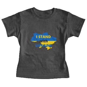 Discover I STAND WITH UKRAINE DESIGN #2 without UNDERLINE Baby Tees