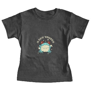 Discover Magic Worker Frog Cottagecore Aesthetic Baby Tees