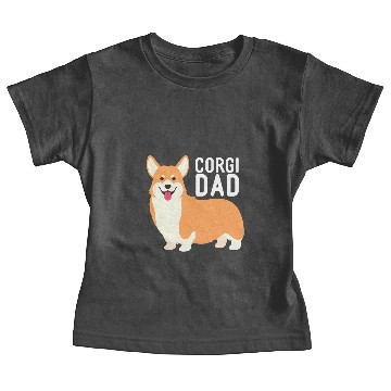 Discover Corgi Dad Slim Fit Baby Tees