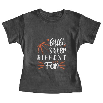 Discover Little Sister Biggest Fan Baby Tees
