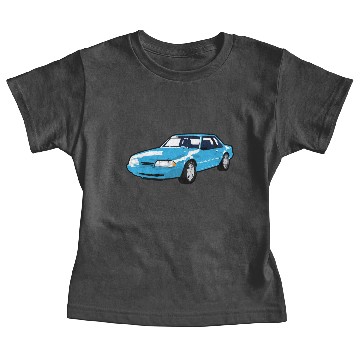 Discover 80s Light Blue FM Baby Tees