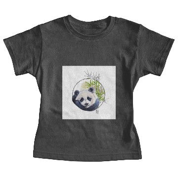 Discover Cute sweet panda with bamboo Baby Tees