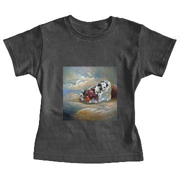 Discover Dalmatian jasper crystal gemstone Baby Tees