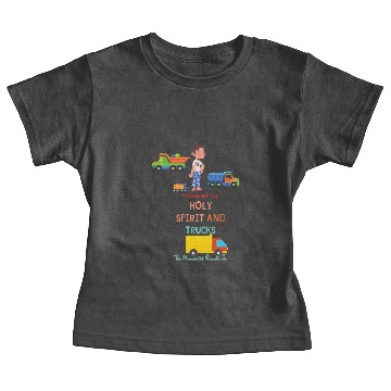 Discover Powered by Holy Spirit and Trucks Baby Tees