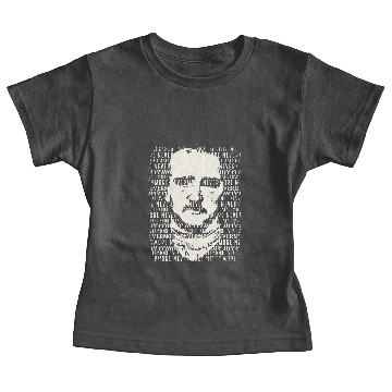 Discover E.A. Poe Quote "Nevermore" Baby Tees