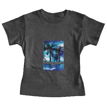 Discover Santa Cruz Beach Family Vacation Souvenir Palm Baby Tees