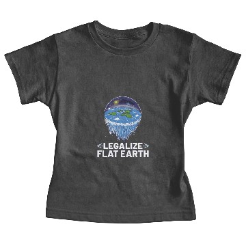 Discover Flat Earth Theory Flat Earth Army Earth Baby Tees