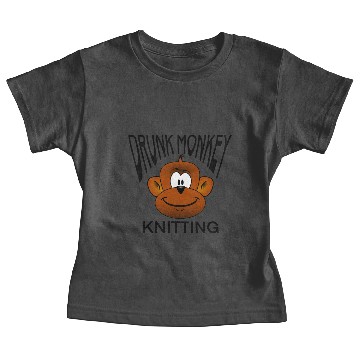 Discover Drunk Monkey Knitting Baby Tees