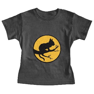 Discover Black cat moon tree Baby Tees