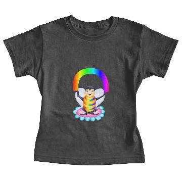 Discover Rainbow Spectrum Bee Baby Tees