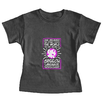 Discover Speech Therapy SLP Speech Language Pathologist Baby Tees