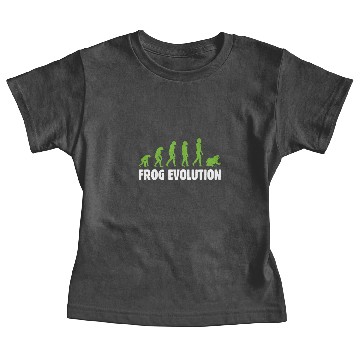 Discover Frog Evolution - Funny Frog Lover Evolution Baby Tees