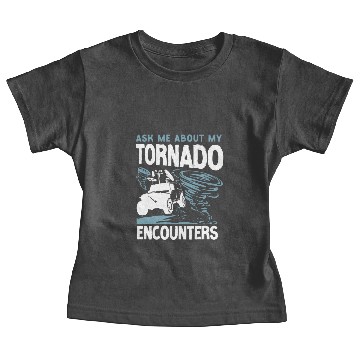 Discover Storm Chaser Hurricane Meteorology Baby Tees